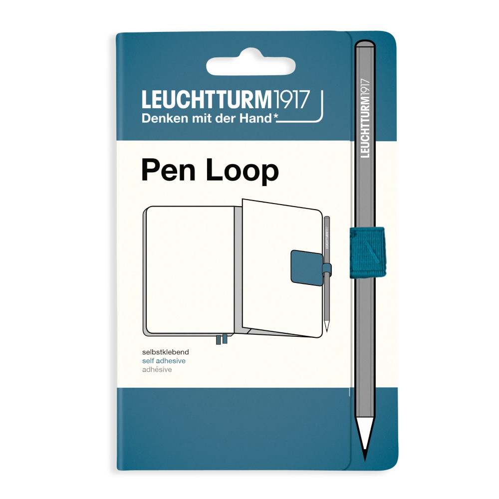 Pen loop, elastic pen holder - Leuchtturm1917 - Stone Blue