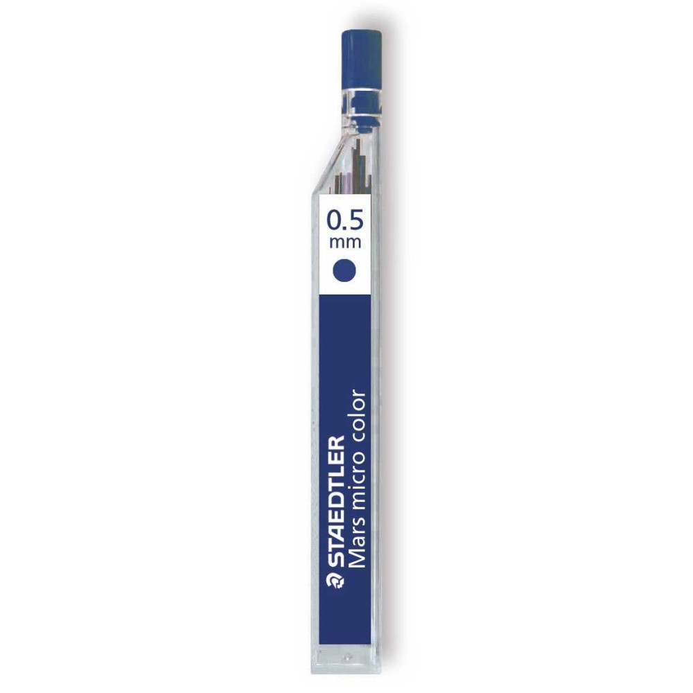 Auto-feed Mechanical Mars Micro color pencil lead refills, 0,5 mm - Staedtler - blue