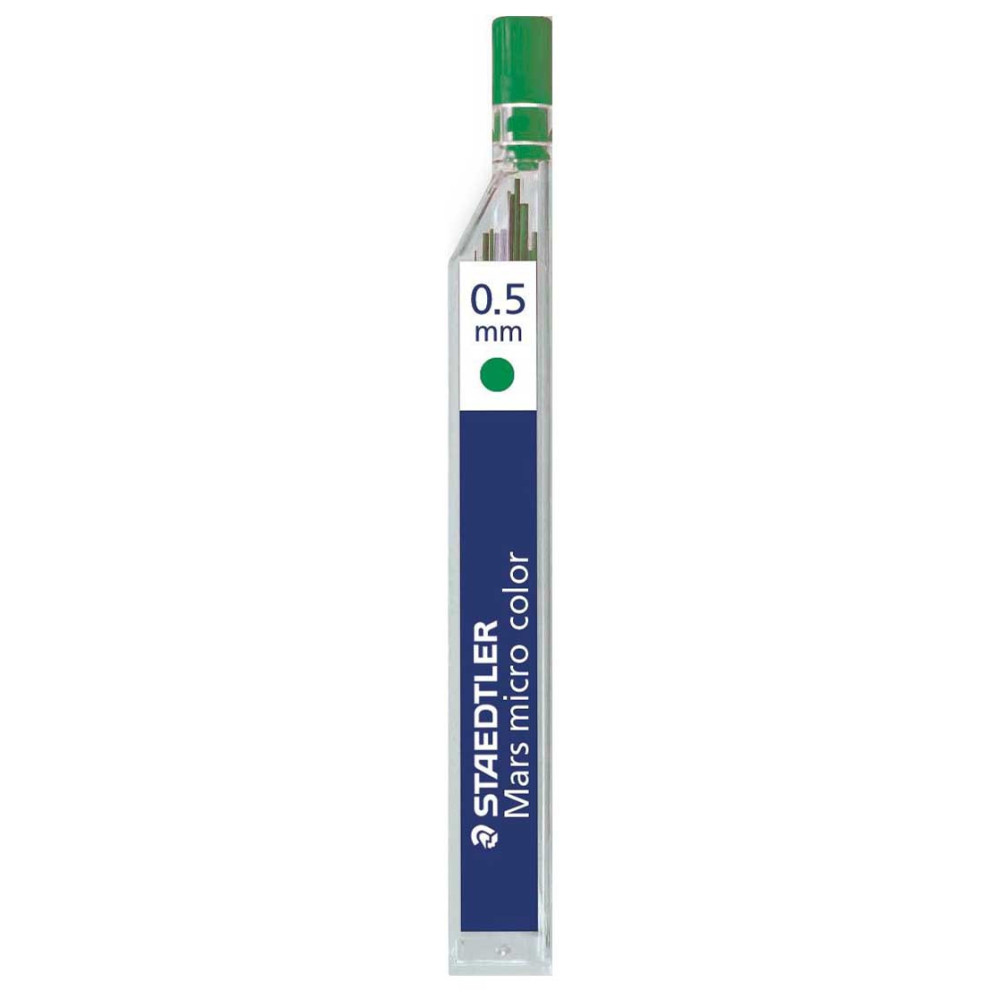 Auto-feed Mechanical Mars Micro color pencil lead refills, 0,5 mm - Staedtler - green