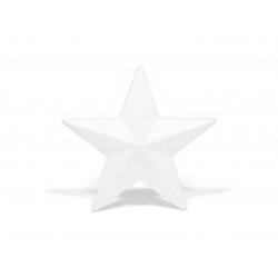 Gwiazda styropianowa - 13 cm