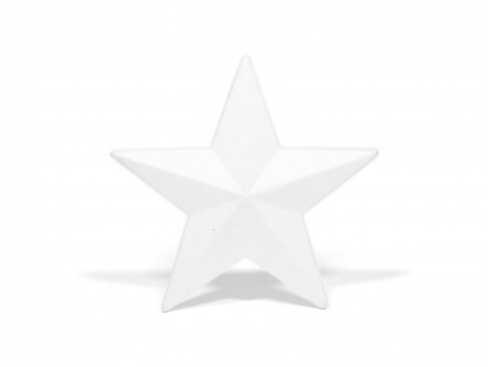 Styrofoam star - 13 cm