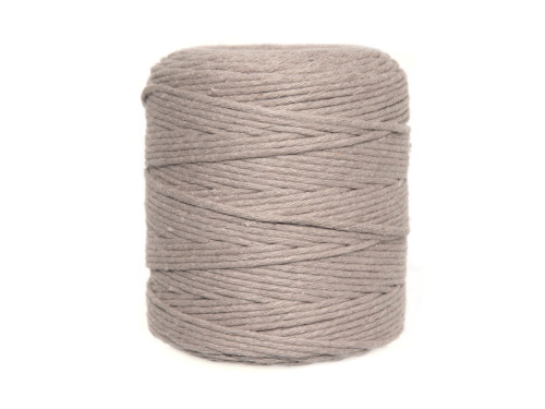 Cotton cord for macrames - beige, 3 mm, 200 m