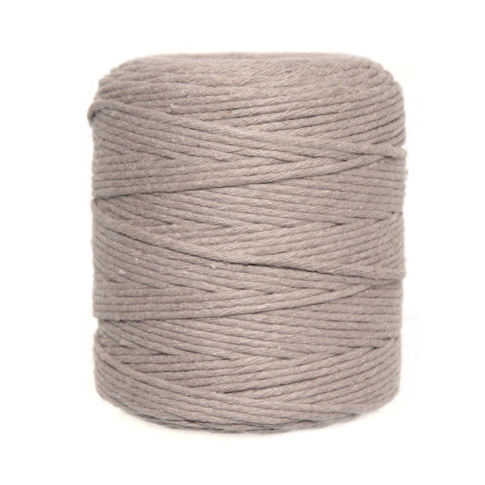 Cotton cord for macrames - beige, 3 mm, 200 m