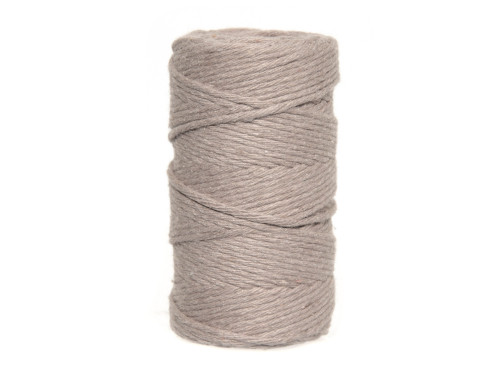 Sznurek bawełniany do makramy - beżowy, 2 mm, 60 m