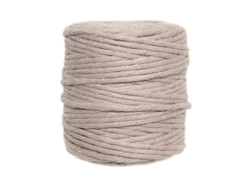 Cotton cord for macrames - beige, 5 mm, 100 m