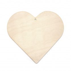 Wooden heart pendant - Simply Crafting - 20 cm