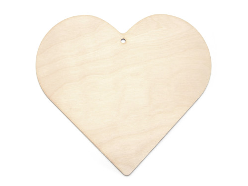Wooden heart pendant - Simply Crafting - 25 cm