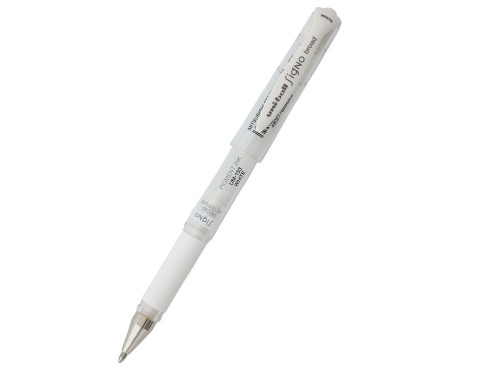 Długopis żelowy Signo UM-153 - Uni - biały, 1 mm