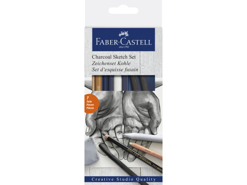 Zestaw akcesoriów do szkicowania - Faber-Castell - 7 szt.