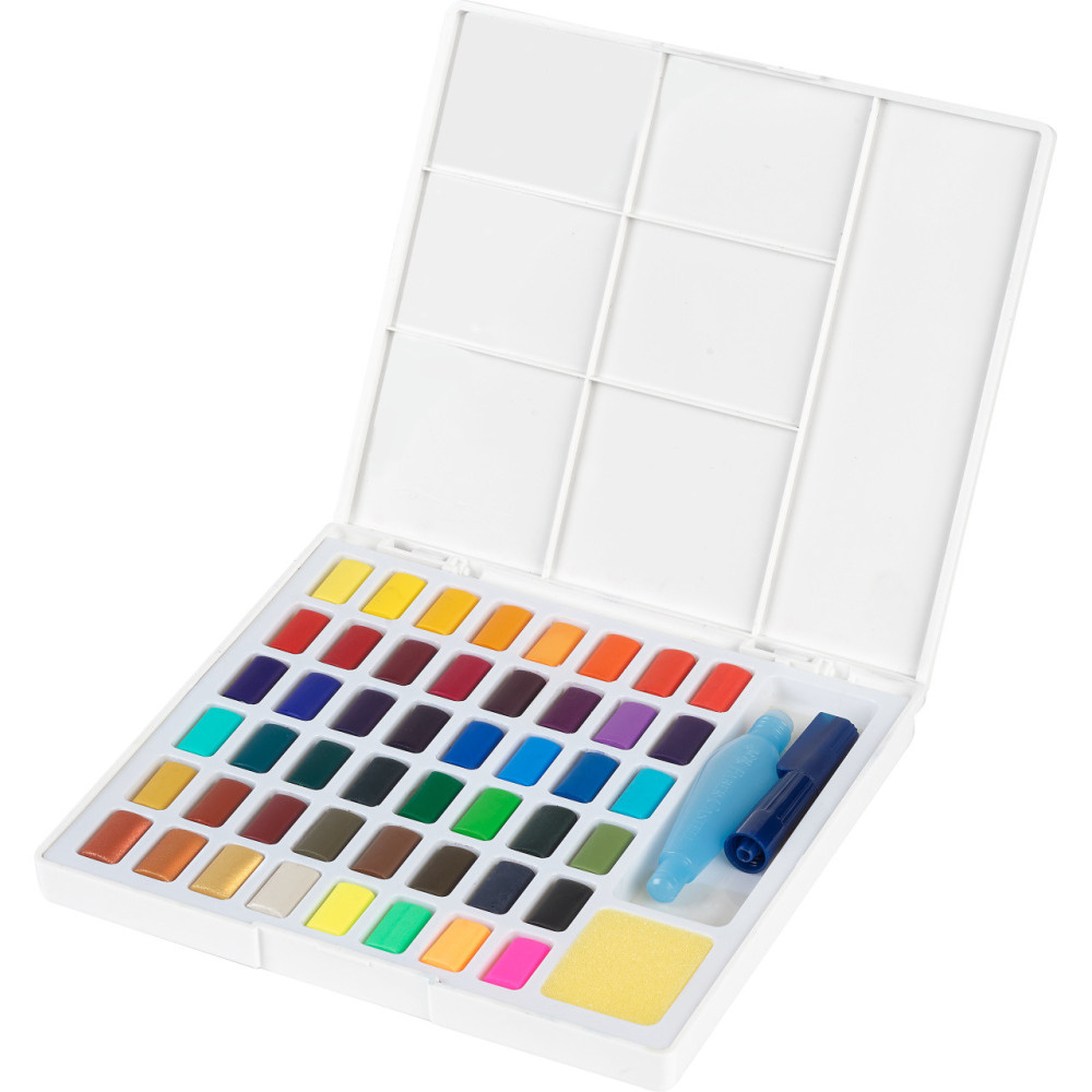Set of Creative Studio watercolor paints in pans - Faber-Castell - 48 colors