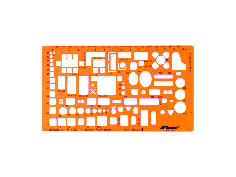 Architect template - Leniar - furniture, 10 x 17 cm