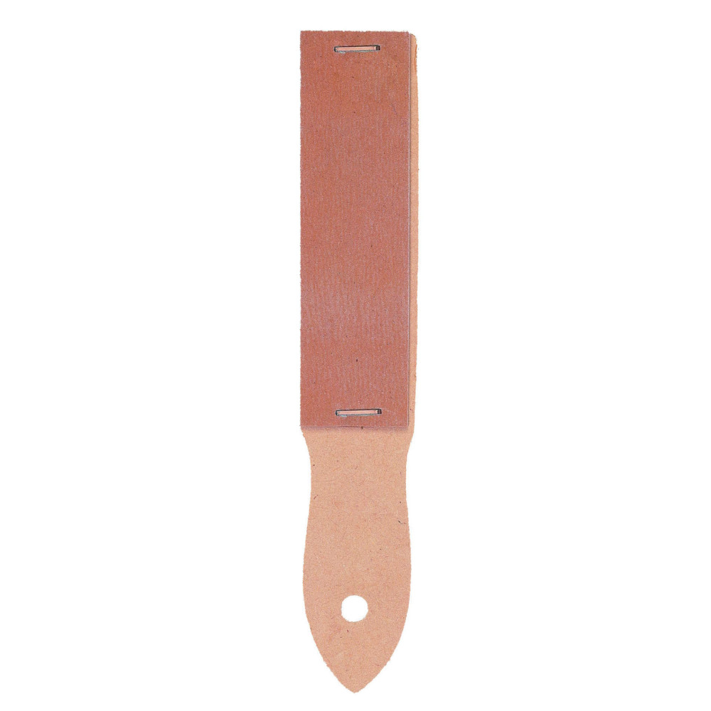 Wooden sharpener with abrasive paper - Leniar