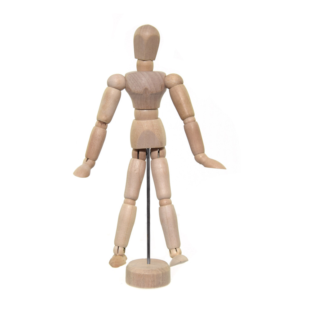 Wooden mannequin for drawing lessons - Leniar - 11 cm