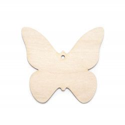 Wooden butterfly pendant - Simply Crafting - 7 cm
