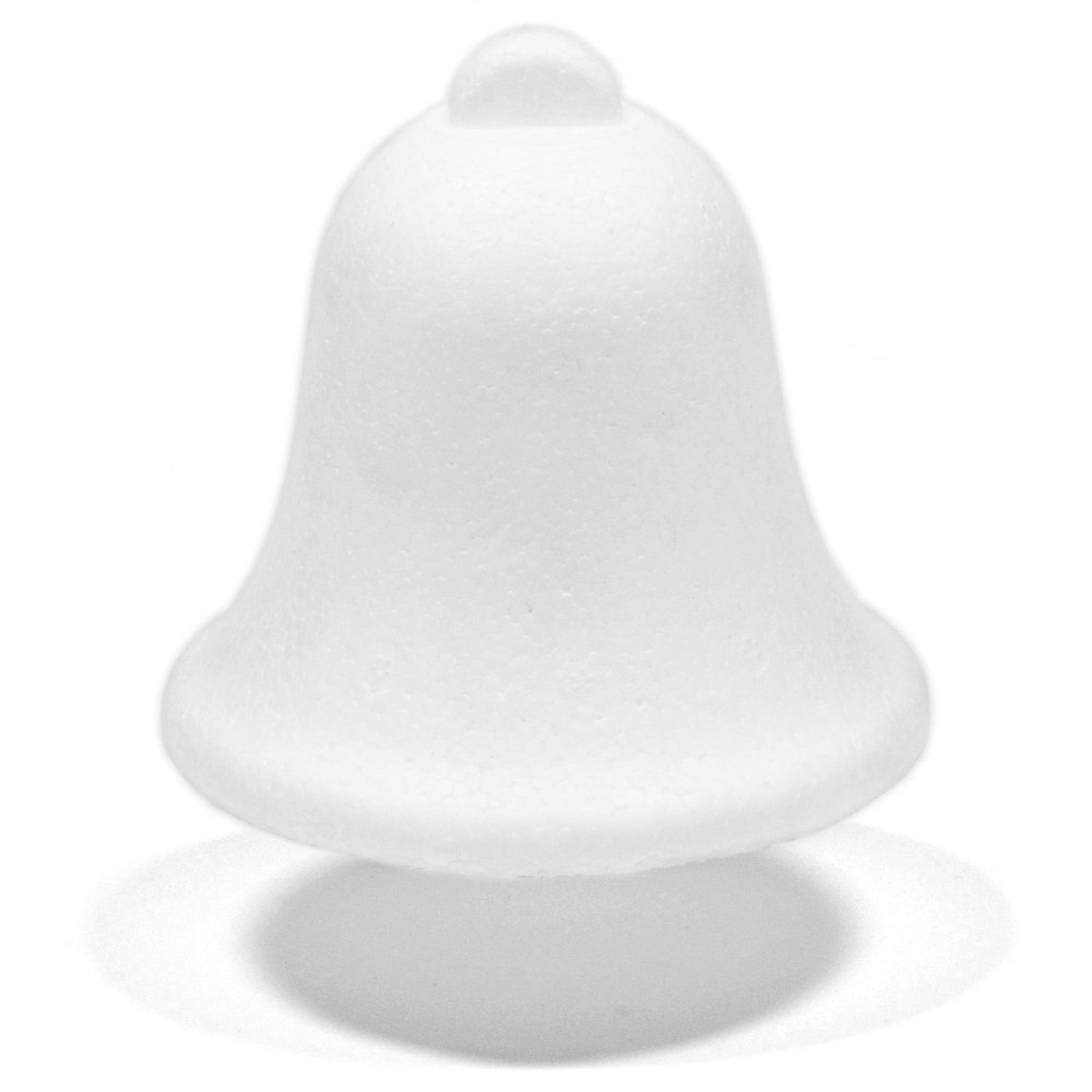 Dzwonek styropianowy - pełny, 8 cm