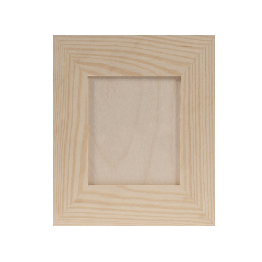 Ramka drewniana do ozdabiania - 17,5 x 23 cm