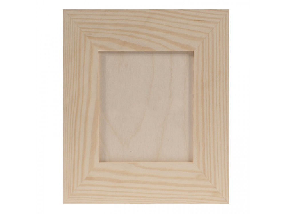 Ramka drewniana do ozdabiania - 18 x 23 cm