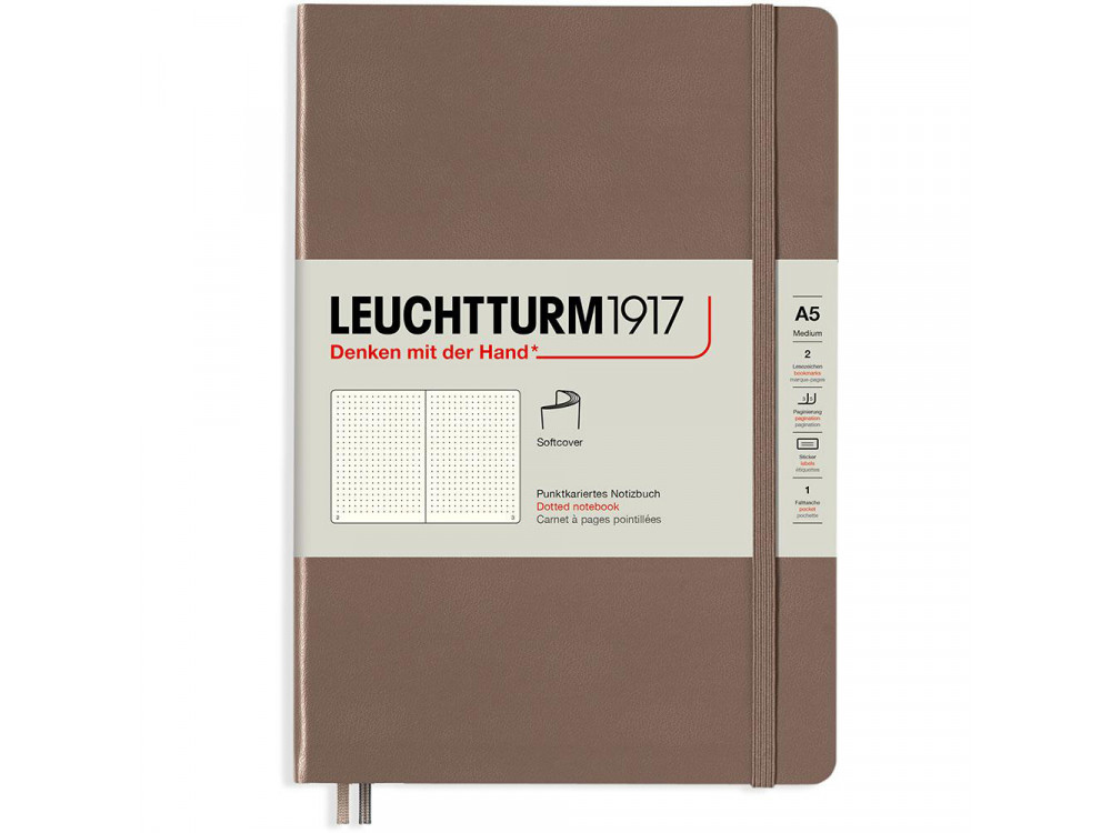 Notebook Rising Colours - Leuchtturm1917 - dotted, Warm Earth, A5