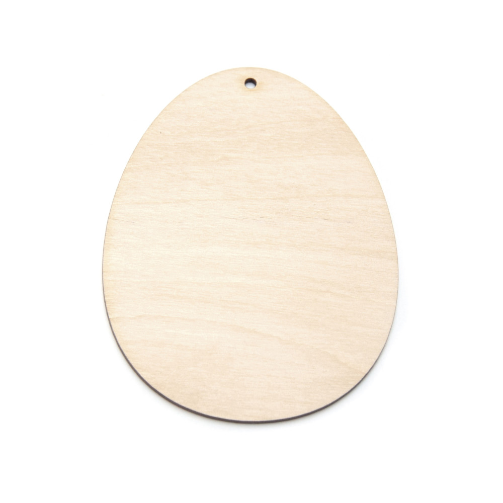 Drewniana zawieszka - Simply Crafting - jajko, 15 cm