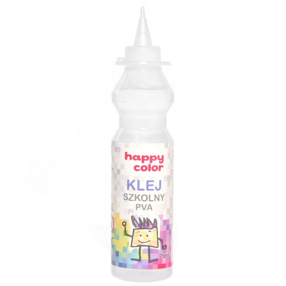 Klej szkolny dla dzieci w butelce - Happy Color - 75 ml