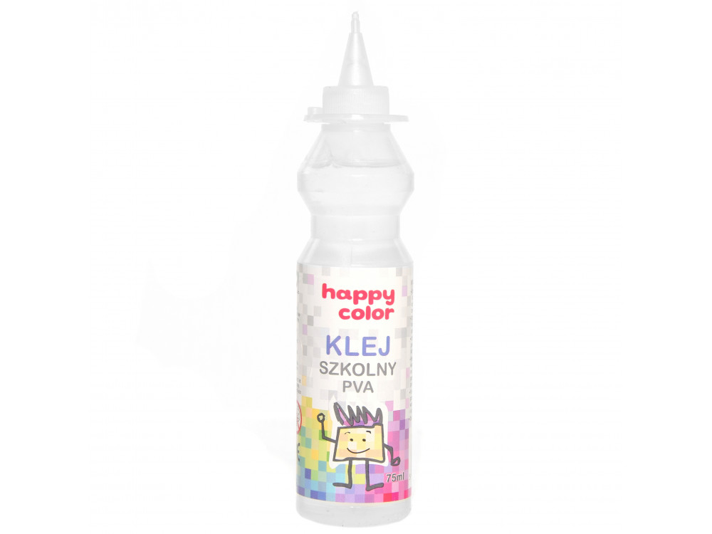 Klej szkolny dla dzieci w butelce - Happy Color - 75 ml