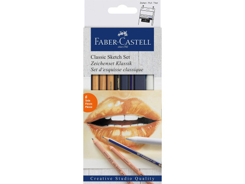 Classic Sketch set - Faber-Castell - 6 pcs