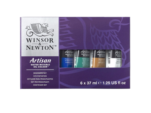 Set of Artisan oil paints in tubes - Winsor&Newton - 6 colors x 37 ml