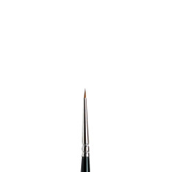 Kolinsky Sable Miniature brush, round - Winsor & Newton - short handle, no. 00