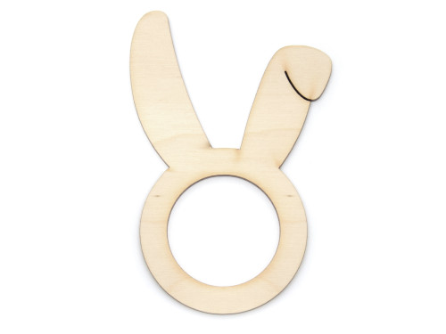 Wooden napkin holder - Simply Crafting - rabbit