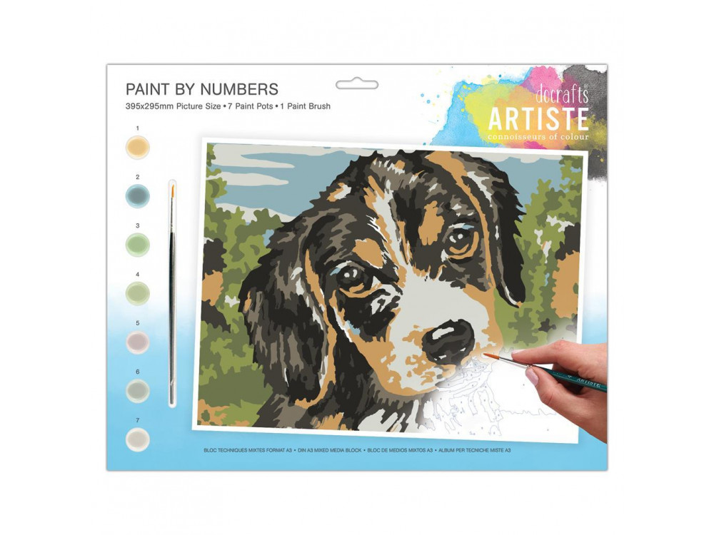 Set for painting by numbers - doCrafts - Dog