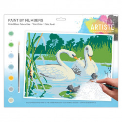 Set for painting by numbers - doCrafts - Serene Swans