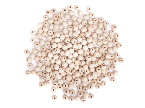Wooden beads - DpCraft - natural, 8 mm, 300 pcs
