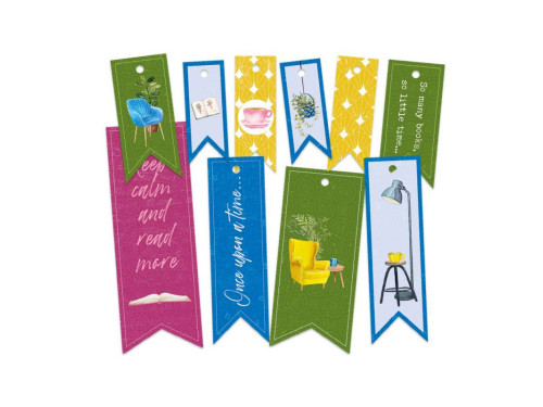 Tag set - Piątek Trzynastego - Garden of Books, 02, 10 pcs.