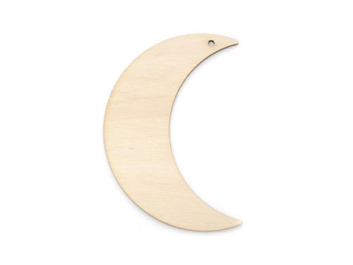 Wooden moon pendant - Simply Crafting - 10 cm