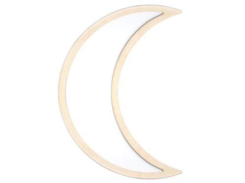 Wooden macrame base - Simply Crafting - moon, 48 cm