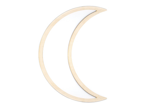 Wooden macrame base - Simply Crafting - moon, 42 cm
