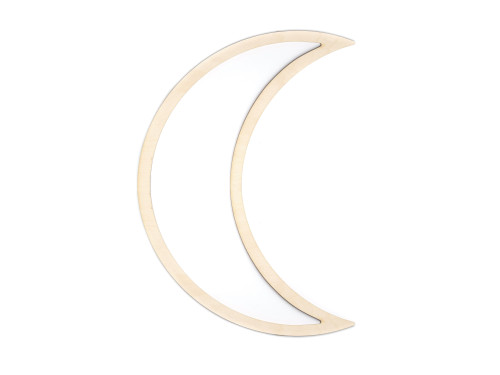 Wooden macrame base - Simply Crafting - moon, 36 cm