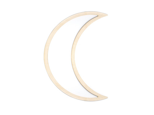 Wooden macrame base - Simply Crafting - moon, 30 cm