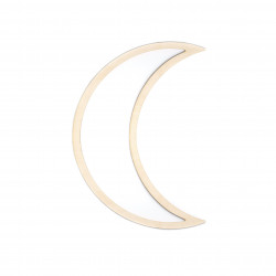 Drewniana obręcz do makramy - Simply Crafting - Księżyc, 24 cm