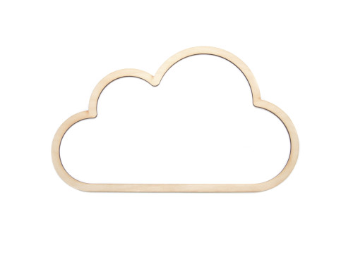 Wooden macrame base - Simply Crafting - cloud, 30 cm