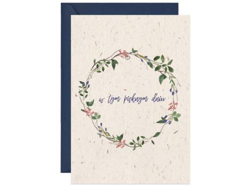 Greeting card A6 - Paperwords - On this beautiful day