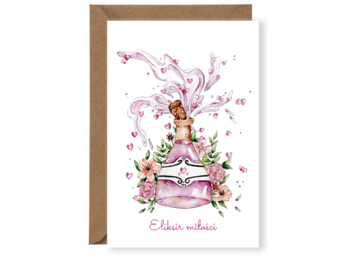 Greeting card - Love potion, A6
