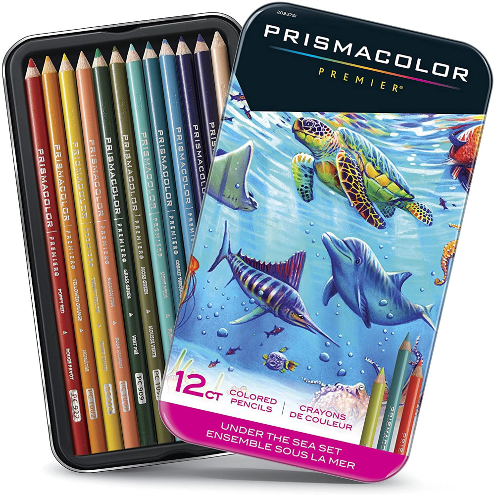 Premier Under the sea colored pencils - Prismacolor - 12 colors