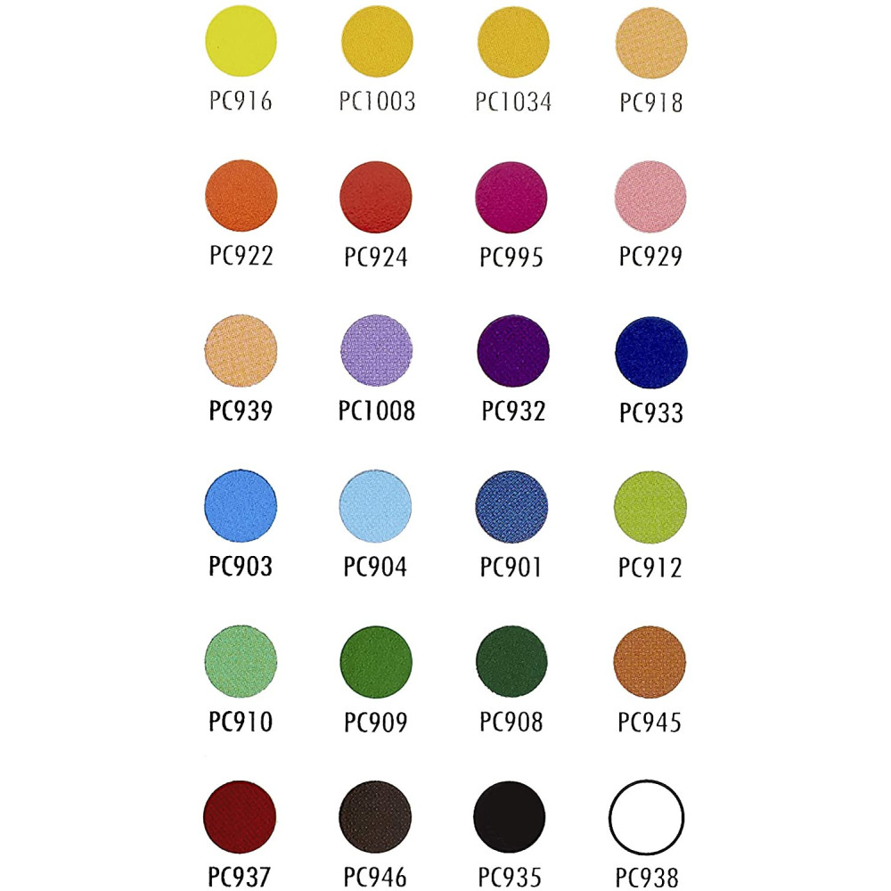 Premier Soft Core colored pencils - Prismacolor - 24 colors