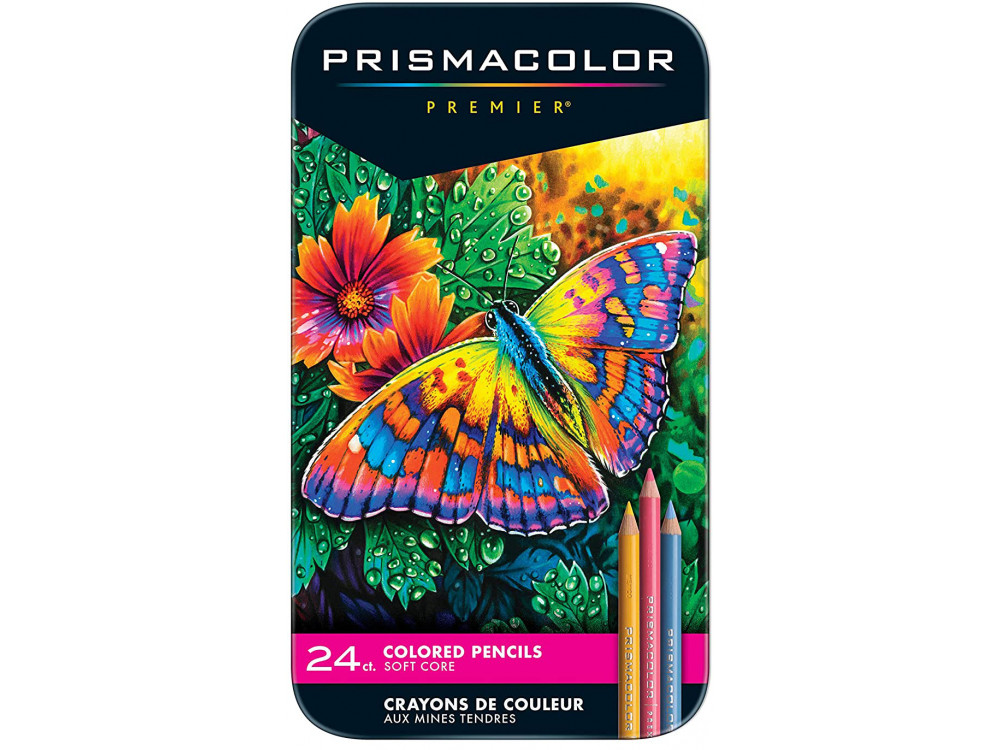 Premier Soft Core colored pencils - Prismacolor - 24 colors