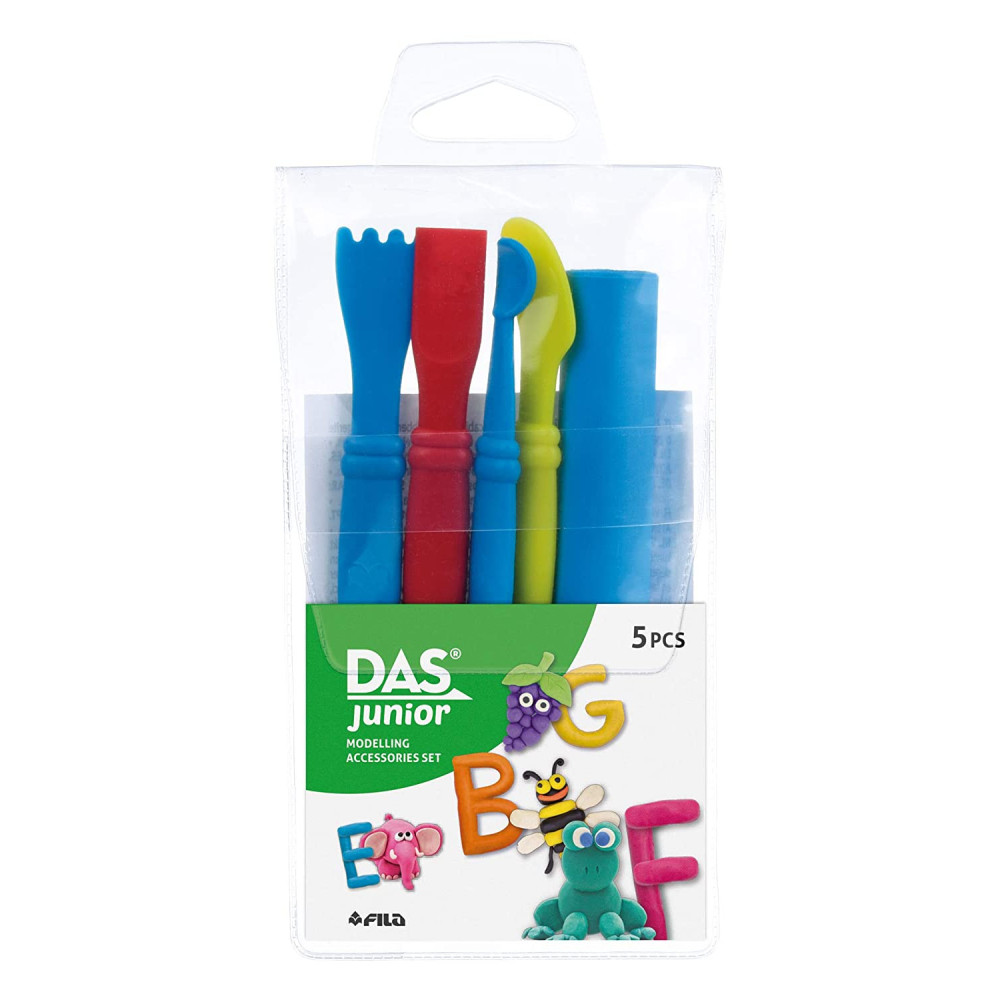 Zestaw szpatułek do modelowania dla dzieci - DAS - 5 szt.