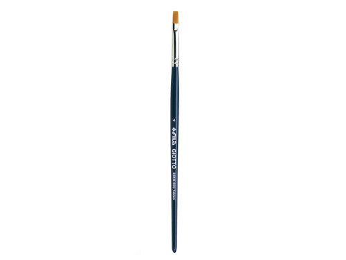 Flat, synthetic Art brush, series 600 - Giotto - no. 4