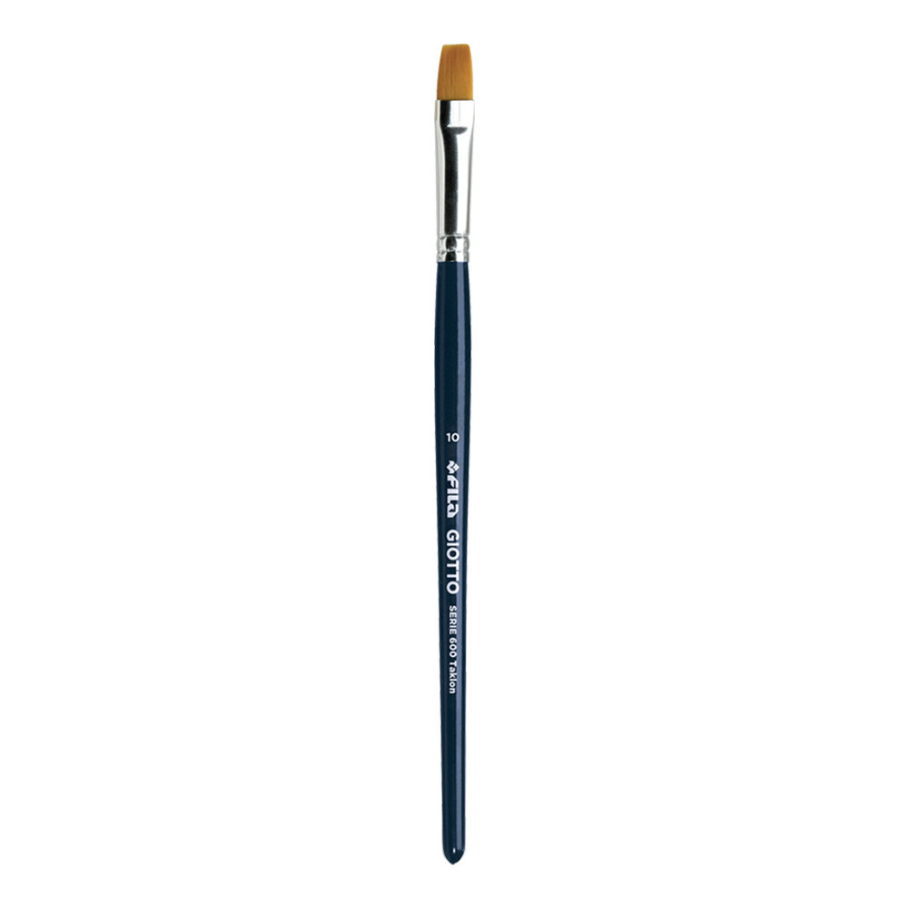 Flat, synthetic Art brush, series 600 - Giotto - no. 10