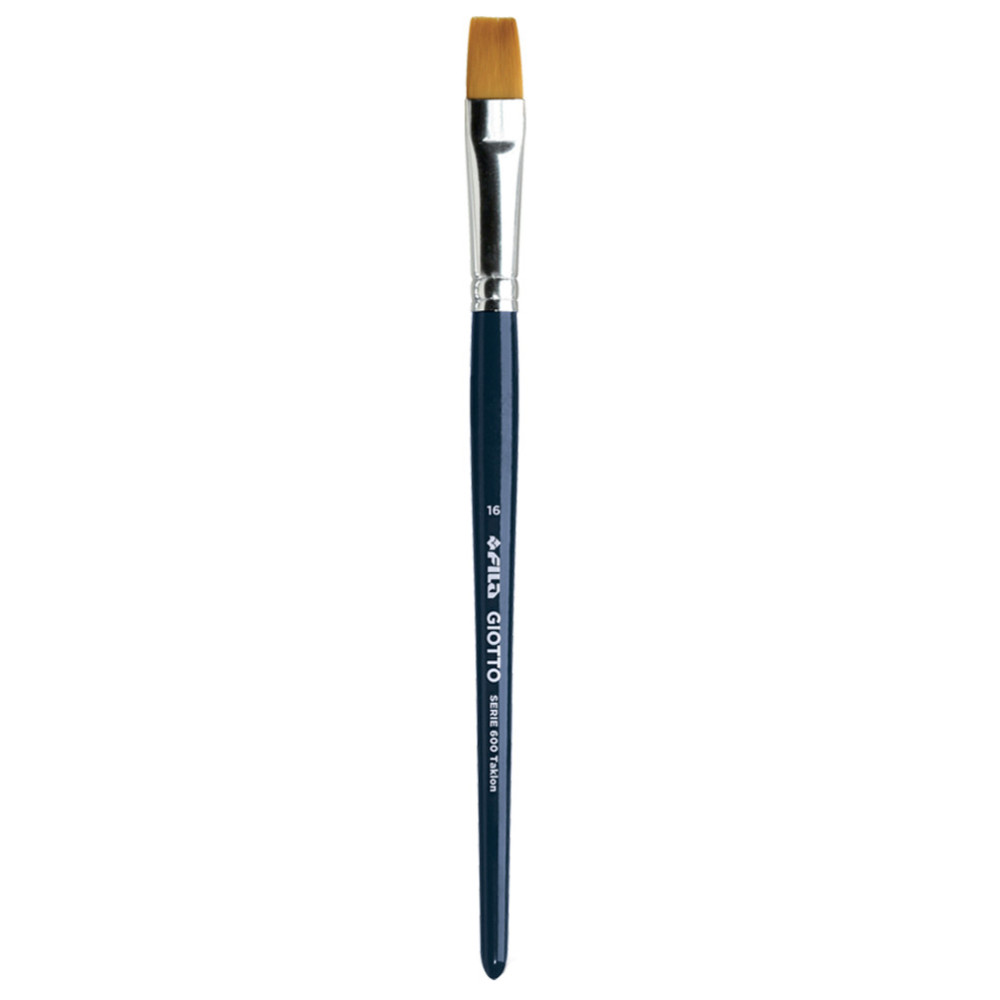Flat, synthetic Art brush, series 600 - Giotto - no. 16