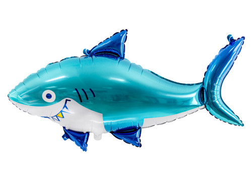Foil balloon Shark - 92 x 48 cm